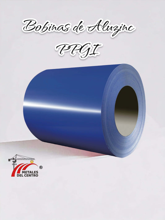 Bobina de Aluzinc prepintada PPGI, material resistente a la corrosión y reflectividad UV.