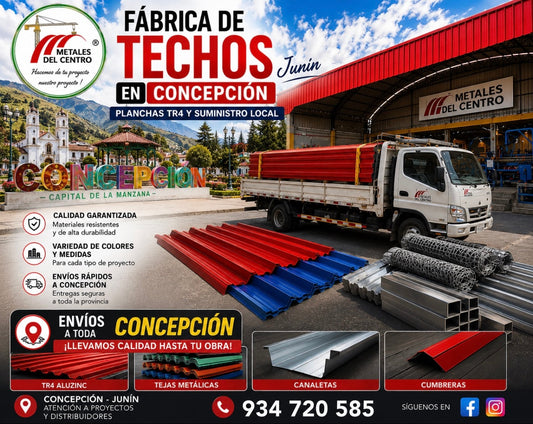Fábrica de Techos en Concepción: Logística y Fibra de Vidrio TR4