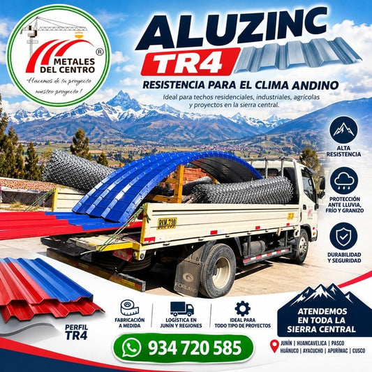 Venta de Aluzinc en la Sierra Central: Guía Técnica 2026